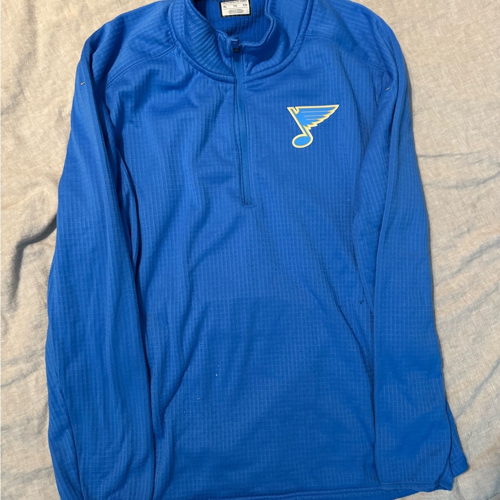 Fanatics brand STL Blues fleece Quarter-Zip